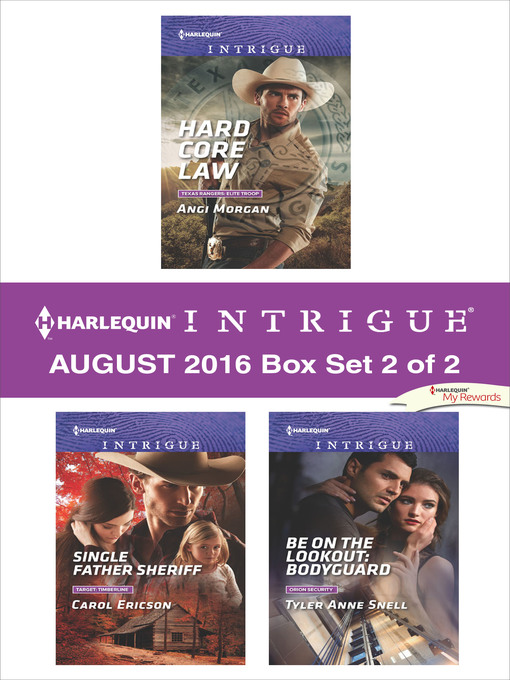 Title details for Harlequin Intrigue August 2016, Box Set 2 of 2 by Angi Morgan - Wait list
